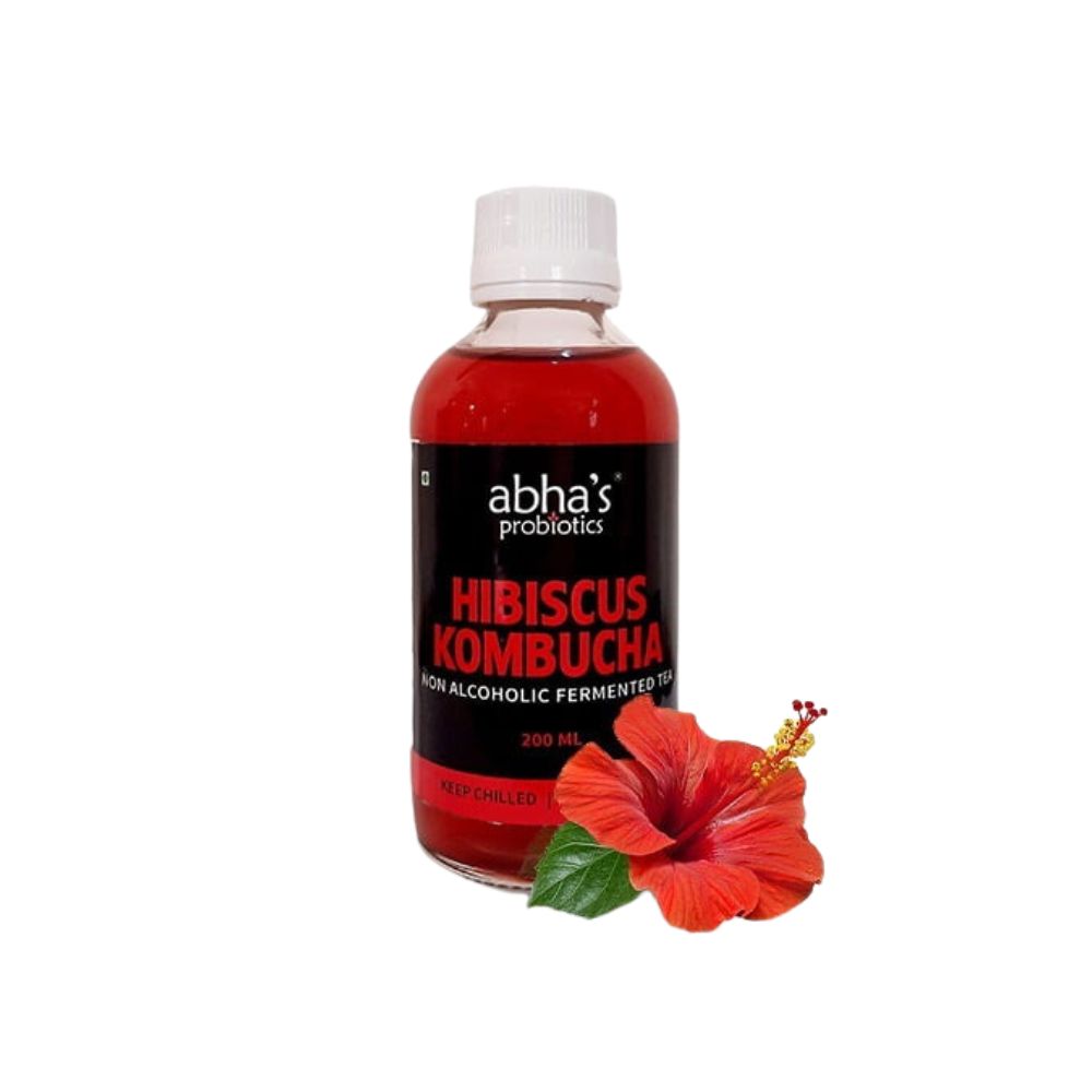 Abhas Organic Hibiscus Kombucha | 200 ml