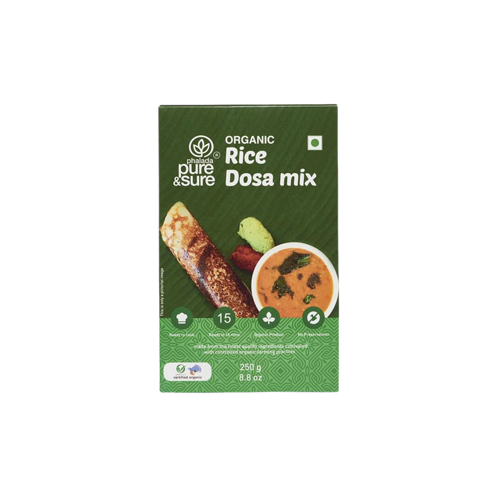 Pure & Sure Organic Rice Dosa Instant Mix 250 Gm