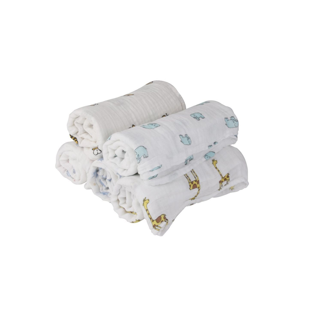 Organic Cotton Baby Muslin Swaddle | Pack of 3