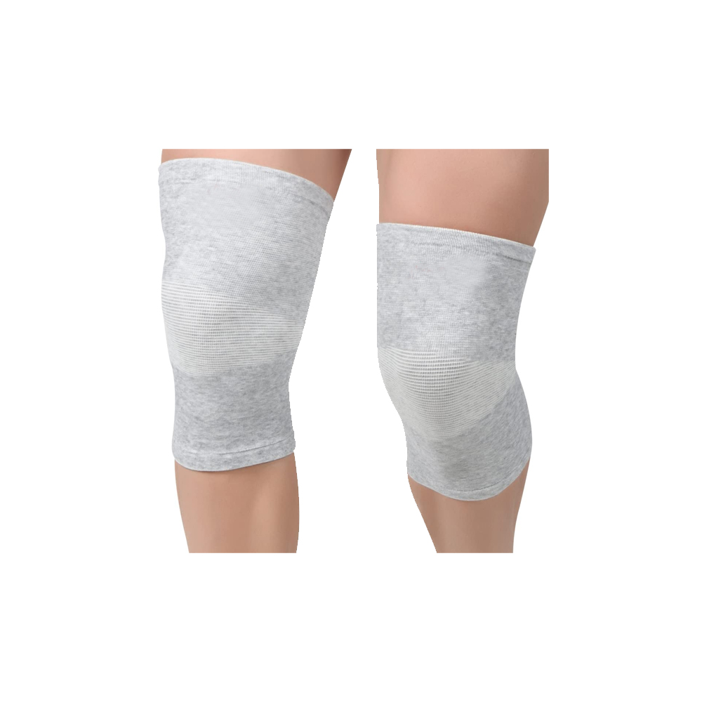 AccuSure Orthopedic Pain Relief Bamboo Yarn Knee Cap Brace/Sleeves Pair