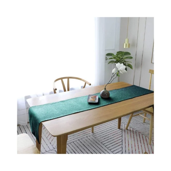 Casa-Nest Jute Table Runner with Backing Heat Resistant Dining Table Runner - Image 3