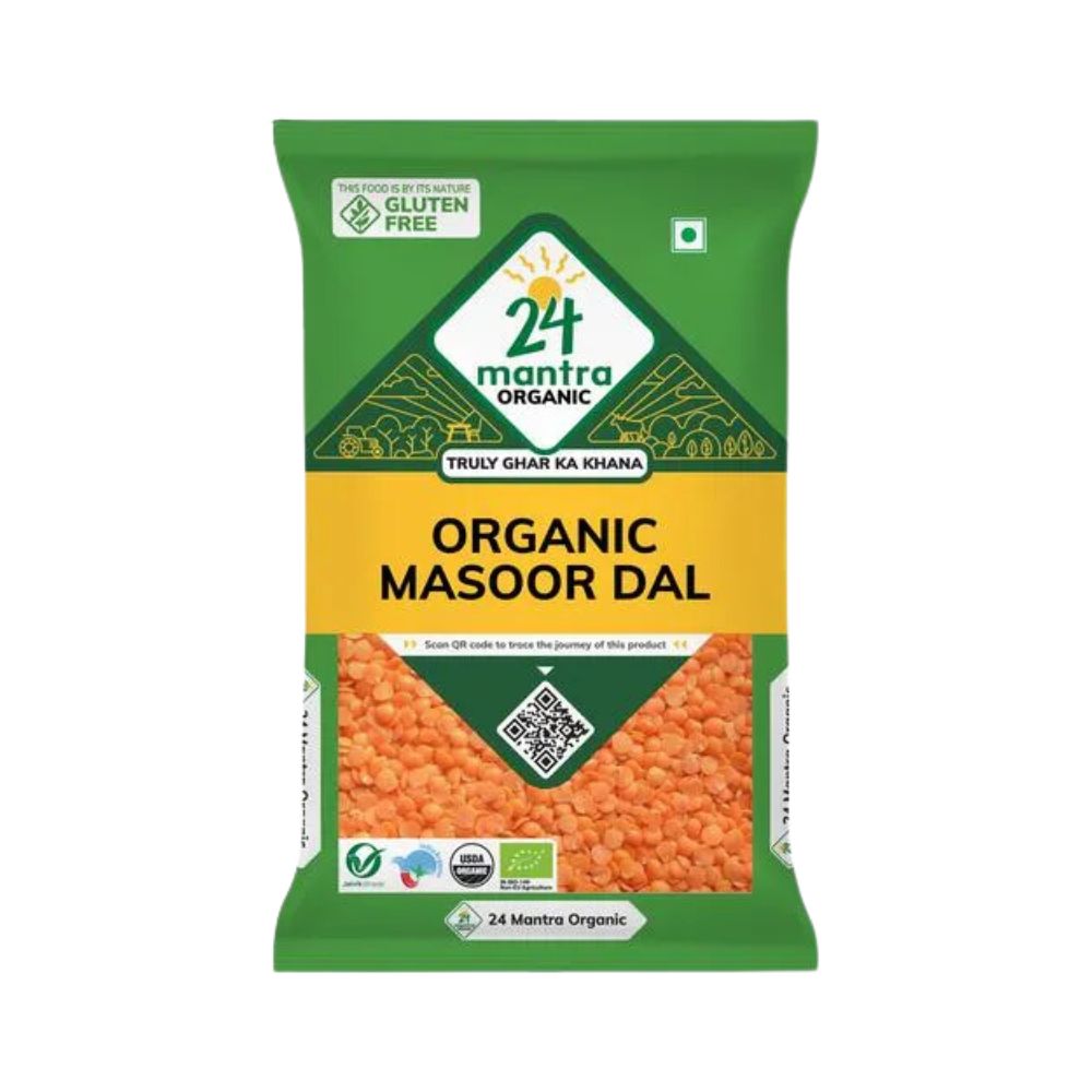 24 Mantra Organic Masoor Dal | 500 GM