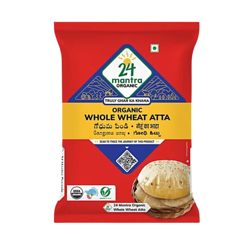 24 Mantra Organic Whole Wheat Atta