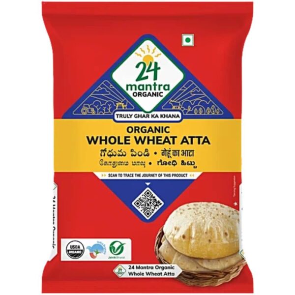 24 Mantra Organic Whole Wheat Atta