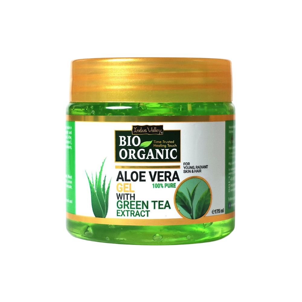 Bio Organic Pure Multipurpose Aloe Vera Gel With Green Tea Extract For Face | 175 ML