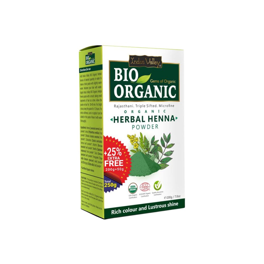 Bio Organic Herbal Henna Powder | 250 GM