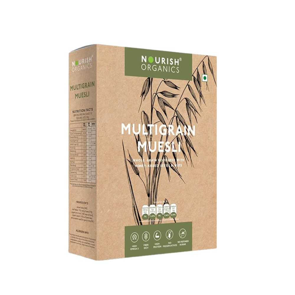 Nourish Organics Multigrain Muesli | 300 GM