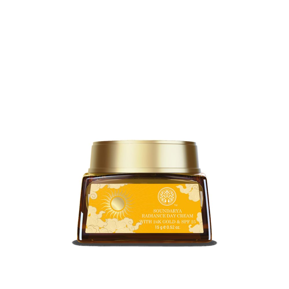 Forest Essentials Soundarya Radiance Cream With 24K Gold & SPF 25 | 15 g