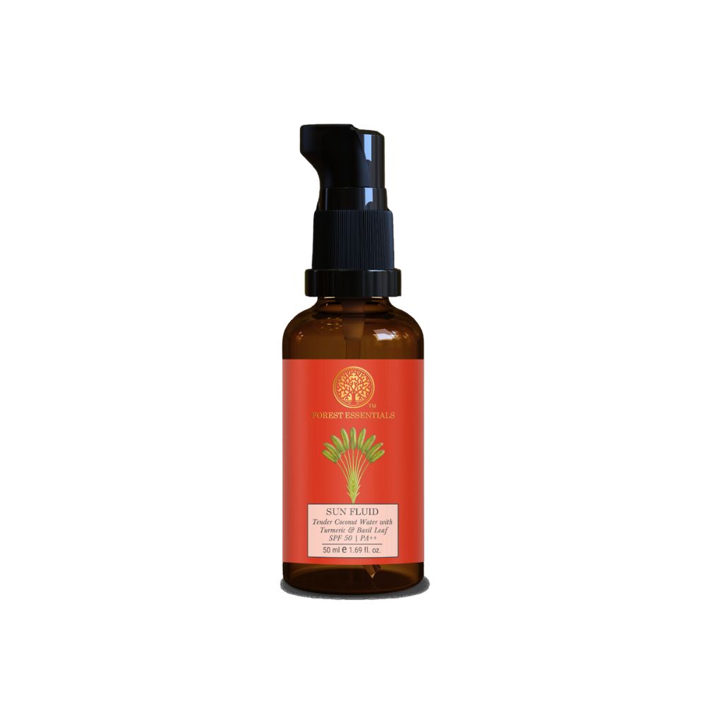 Sun Fluid Tender Coconut Water With Turmeric & Basil Leaf SPF 50 PA + + | 50 Ml