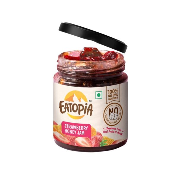 Eatopia Strawberry Honey Jam | 240 g