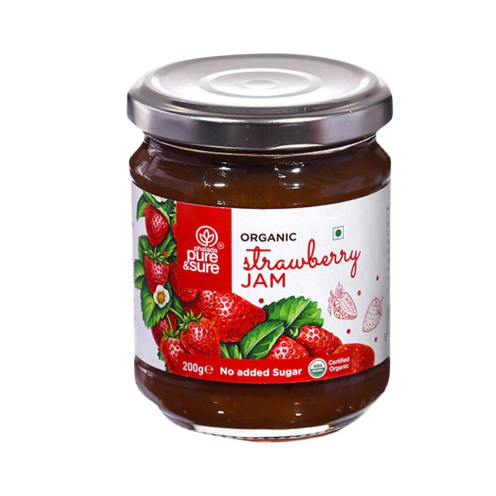 Pure & Sure Organic Strawberry Jam | 200 g