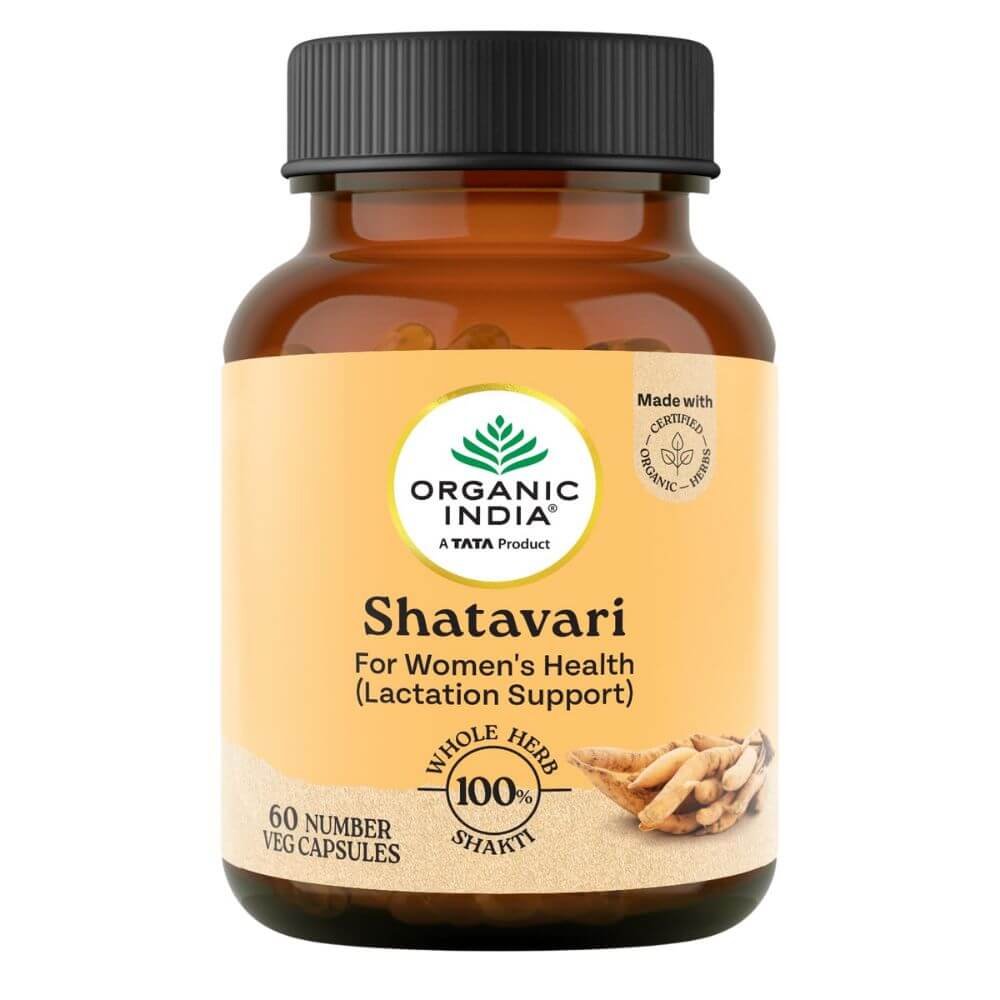 Organic India Ayurvedic Shatavari Capsule | 60 Capsules