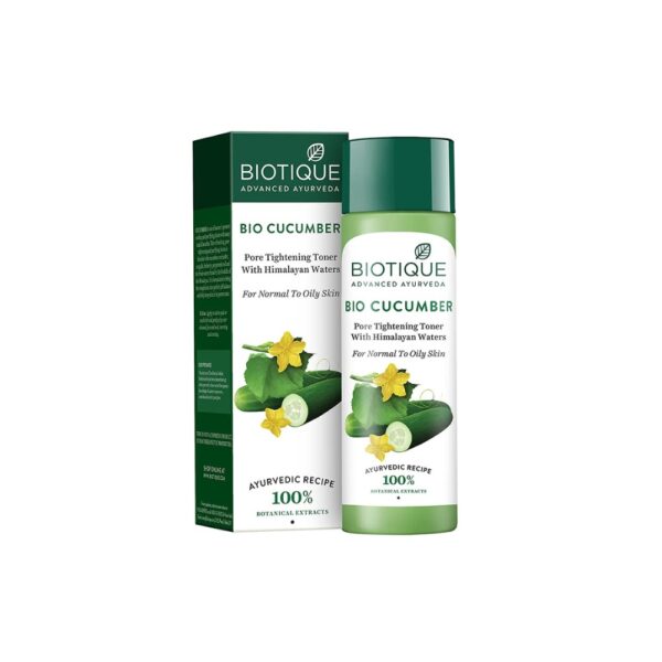 Biotique Organic Cucumber Pore Tightening Toner | 120 ml