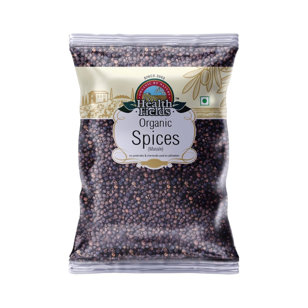 Health Fields Organic Black Pepper/Kali Mirch | 100 Gm