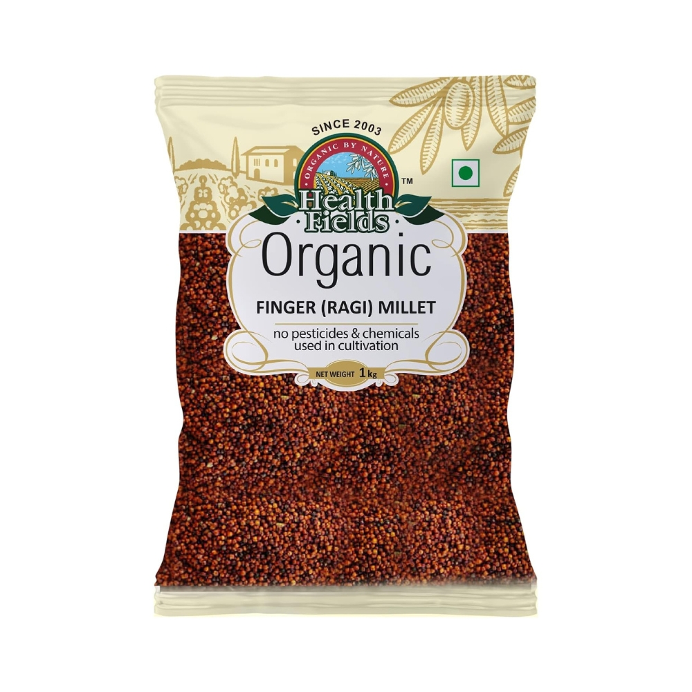 Healthfields Organic Finger Millet (Ragi Millet) | 1Kg