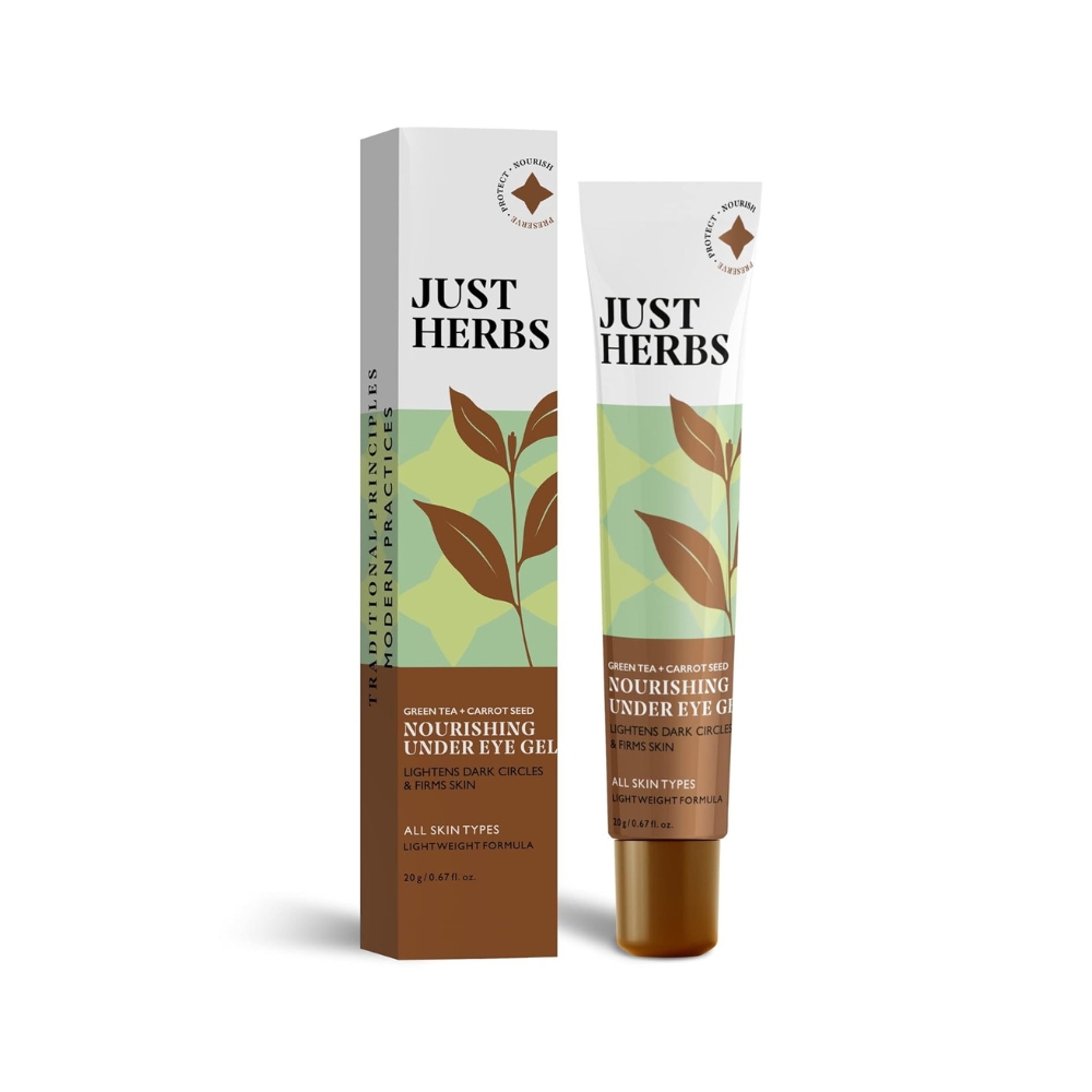 Just Herbs Nourishing Under Eye Gel Creme for Dark Circles | 20 g