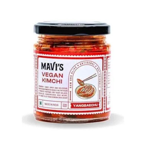 MAVI's Organic Vegan Kimchi | Korean Cabbage Kimchi | 200 g