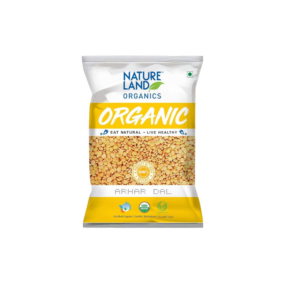 Natureland Organics Arhar / Toor Dal | 1 KG