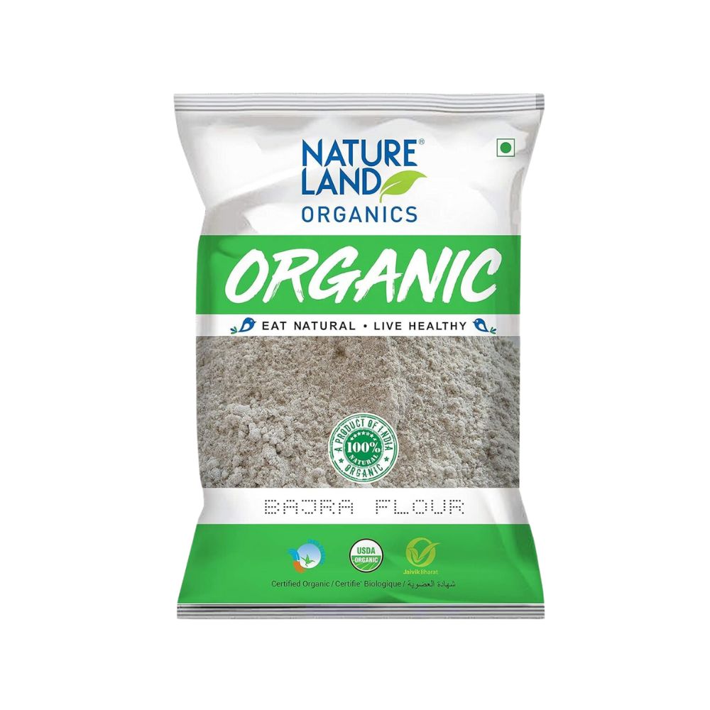 Natureland Organics Pearl Millet Flour | 500 GM