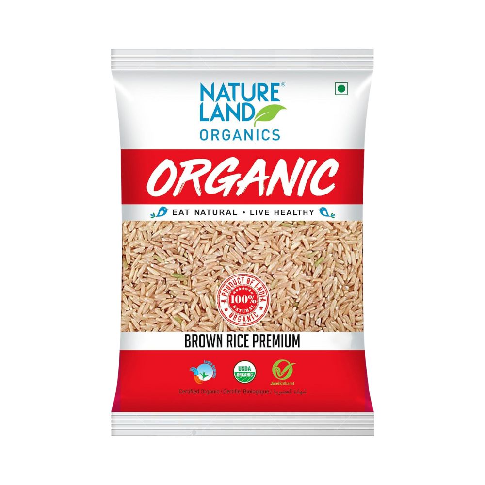 Natureland Organics Brown Rice Premium | 1 KG