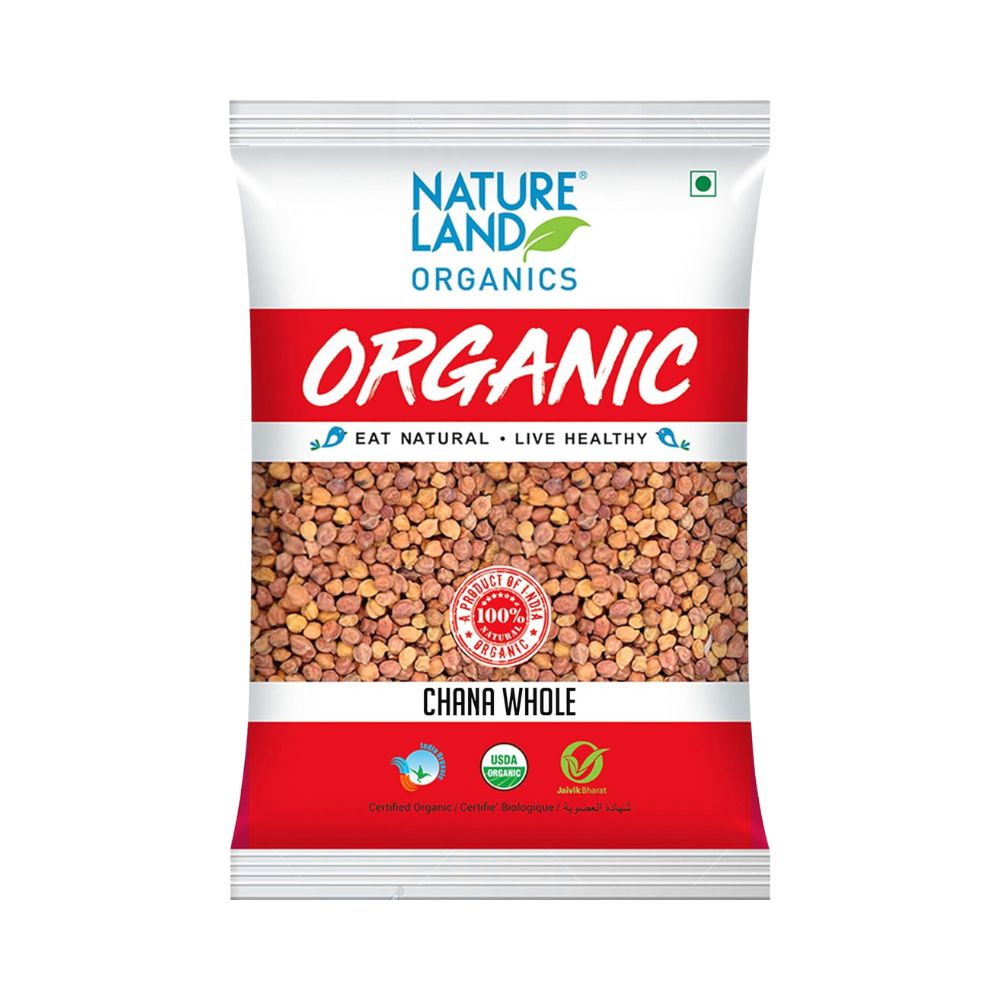 Natureland Organics Chana Whole | 1 KG