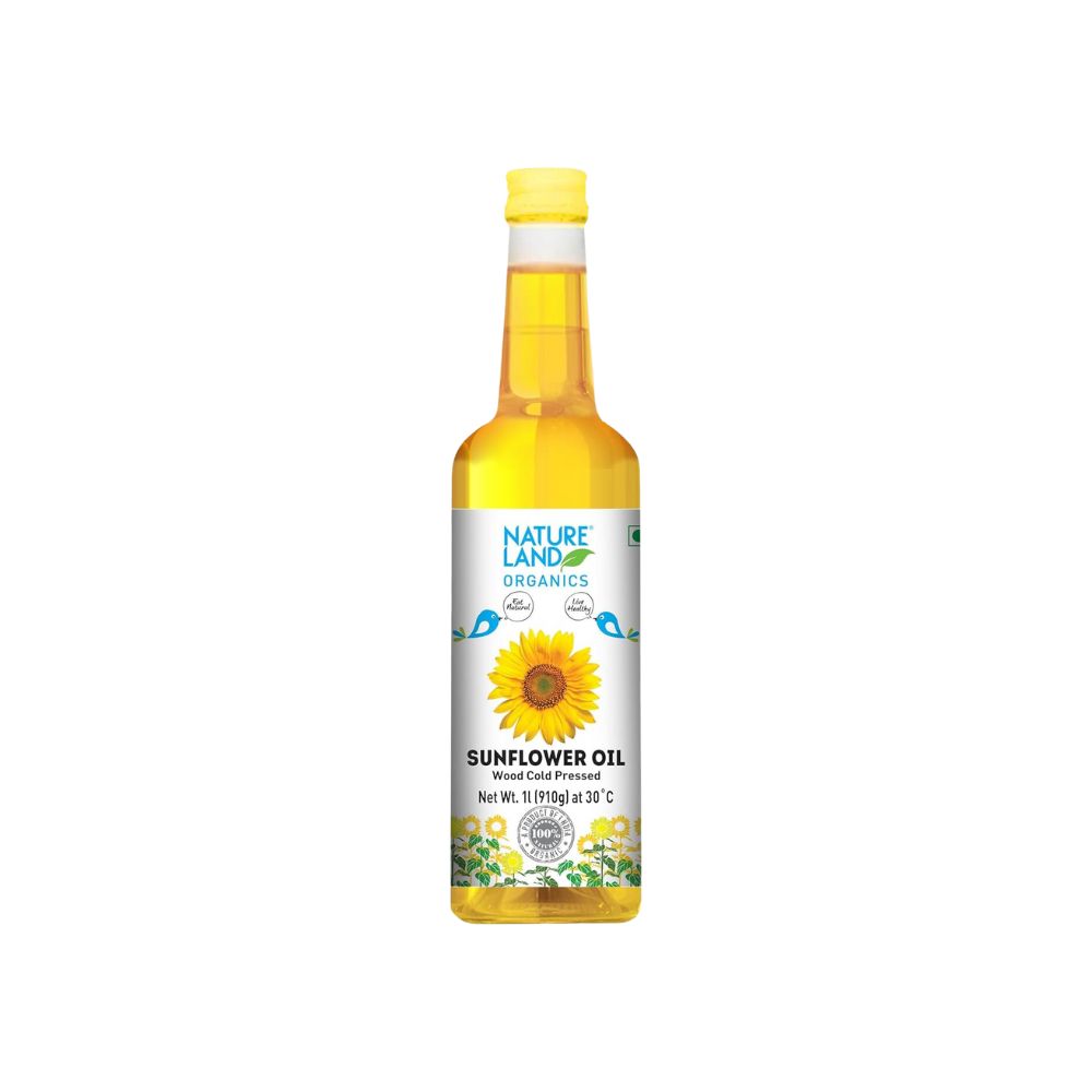 Natureland Organics Sunflower Oil | 1 LTR