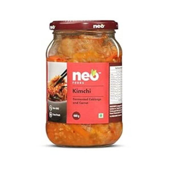 Neo Organic Kimchi I Fermented Indian Cabbage &  Carrot | 460 g