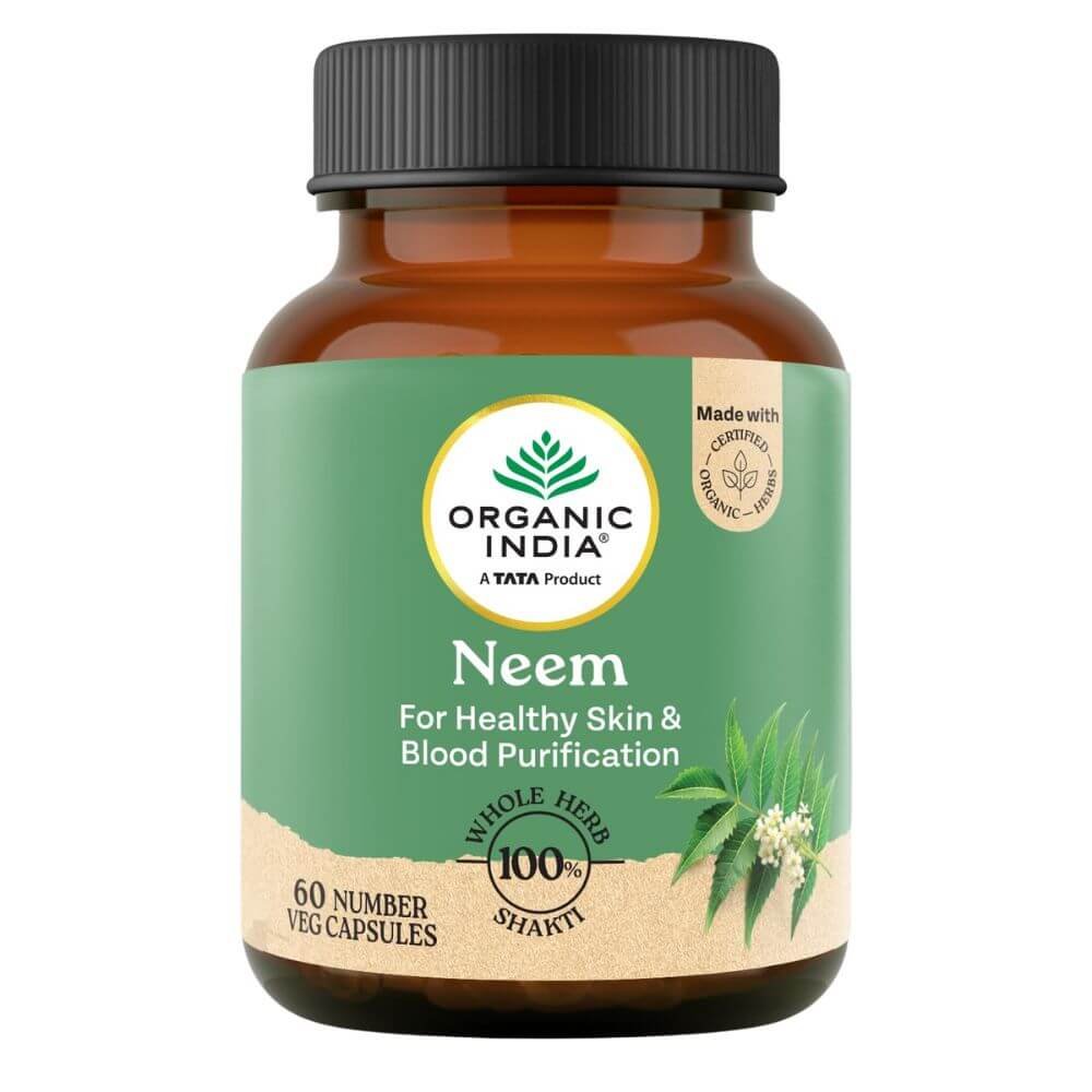 Organic India Ayurvedic Neem Capsule | 60 Capsules