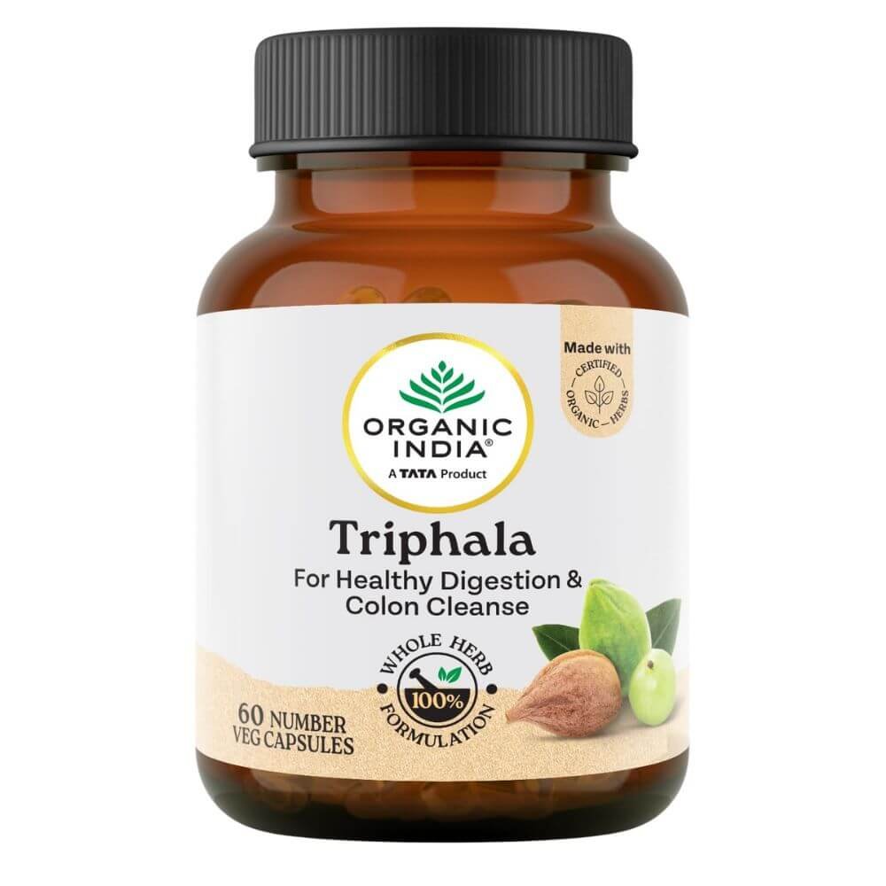 Organic India Ayurvedic Triphala Capsule | 60 Capsules