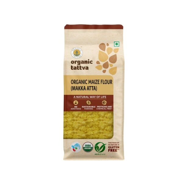 Organic Tattva Organic Maize Makk Atta | 500 g