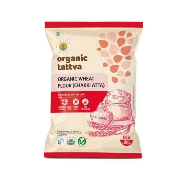 Organic Tattva Organic Whole Wheat Flour Chakki (ATTA)