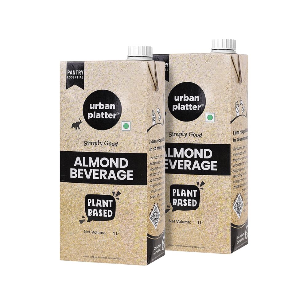 Urban Platter Almond Milk | 1 LTR [Pack of 2]