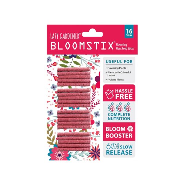 Lazy Gardener Bloomstix Organic Fertilizer Sticks for Flowering Plants | 0.3 g