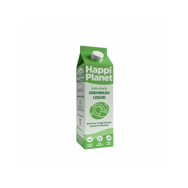 Happi Planet | Organic Dishwash Liquid Gel Refill Pack | 1 l