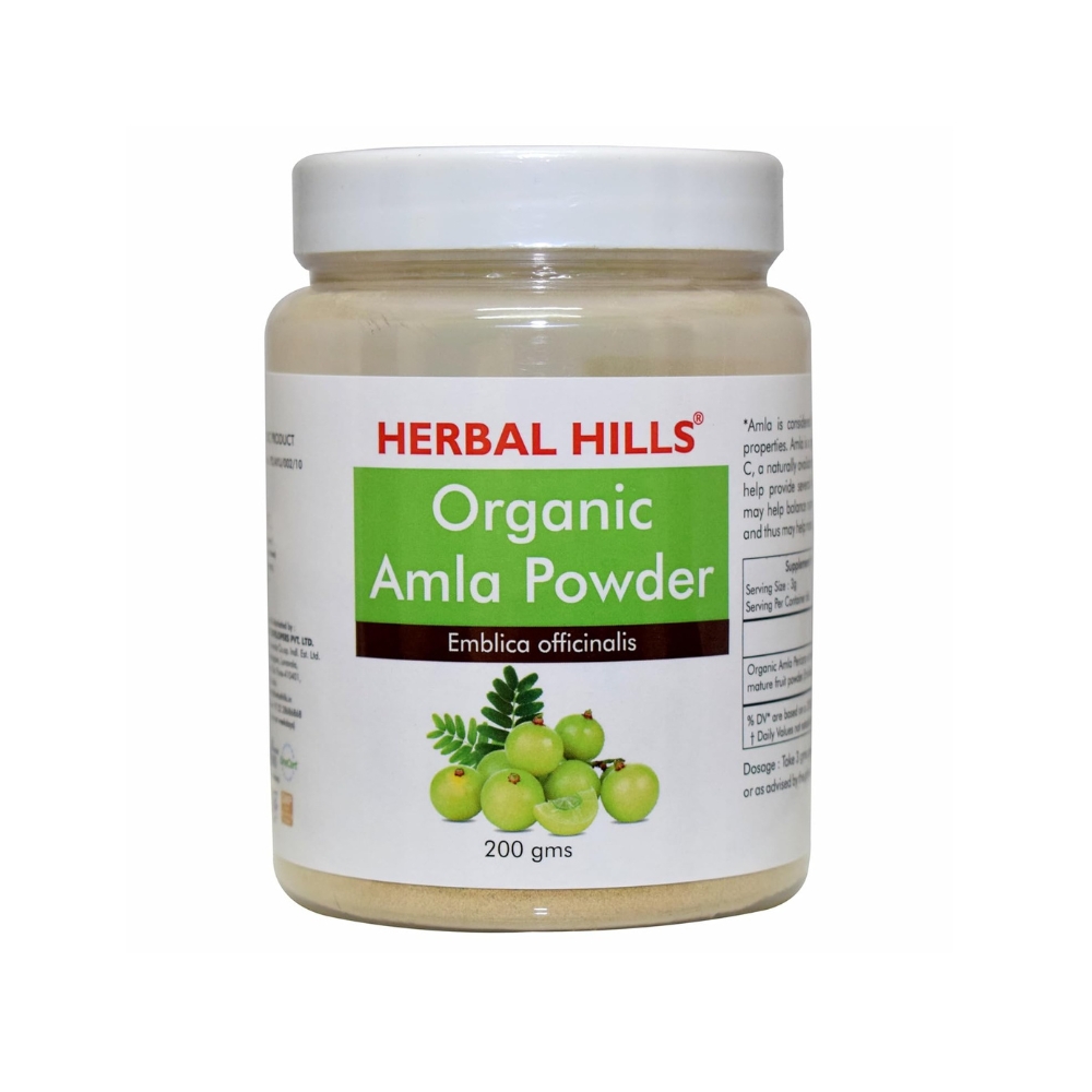 Herbal Hills Organic Amla Powder | 200 g