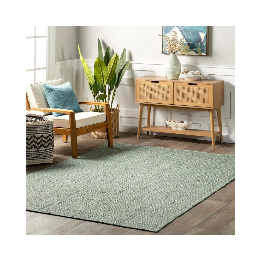 Vintage Threads Organic,Sustainable,Eco-Friendly, Jute Braided Reversible Rug | 0.99 KG