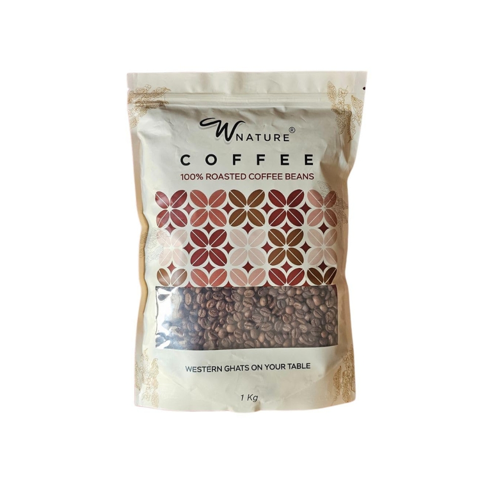 Wnature Organic Roasted Coffee Beans | 1 kg