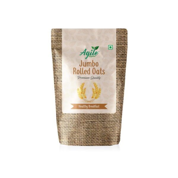 Agile Organic Jumbo Rolled Oats | 1 kg