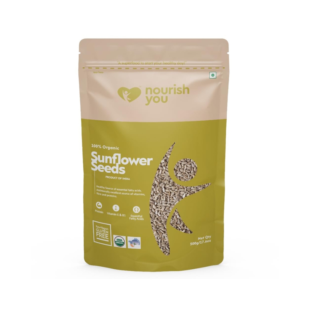 Nourish You Organic Sunflower Seeds Sunflower Seeds | 500 g