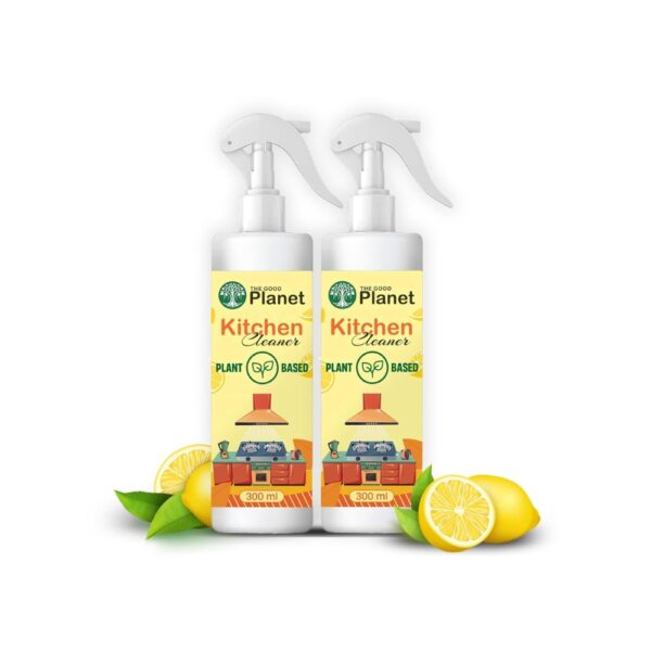 The Good Planet Organic Kitchen Cleaner Spray 300ml | Pack of 2