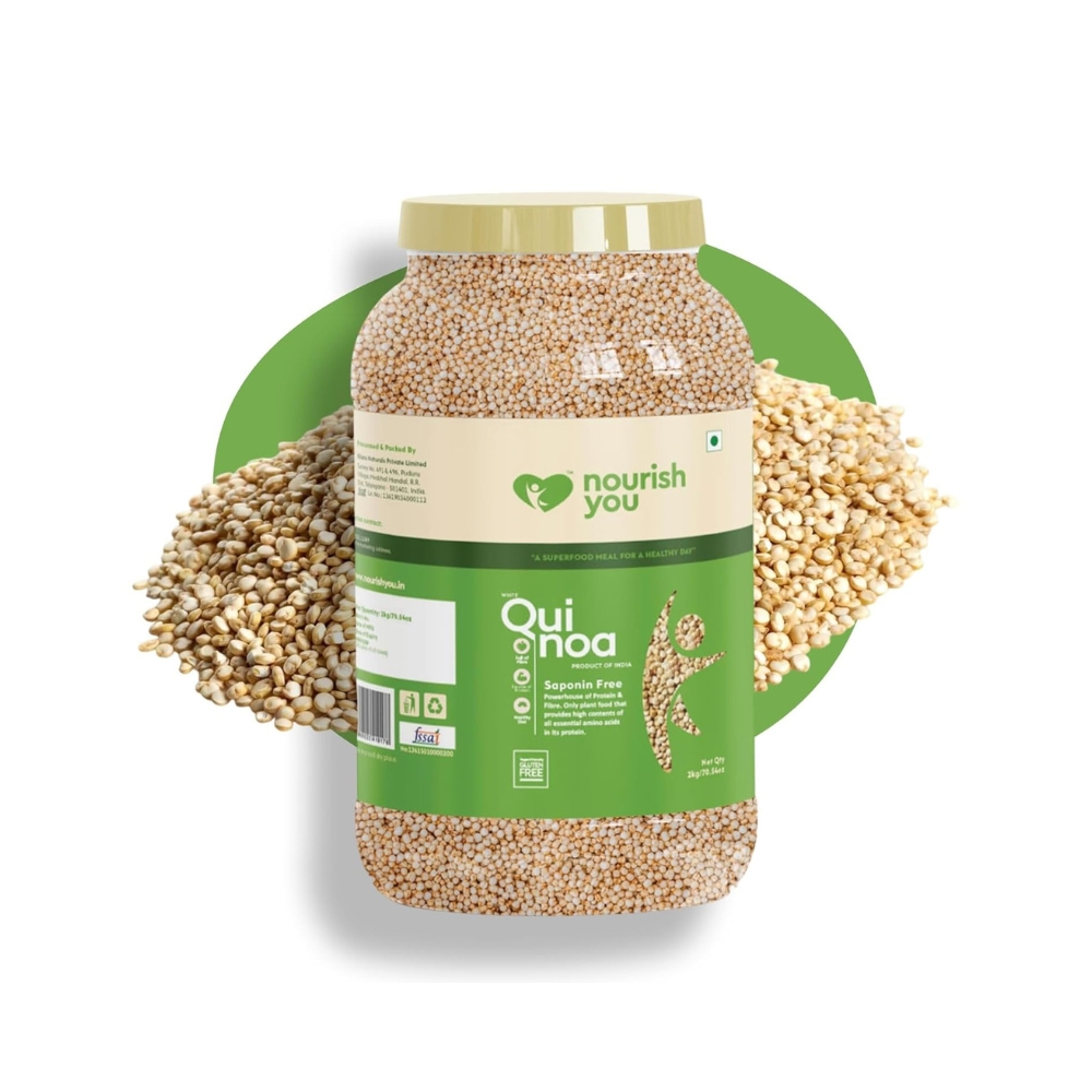 Nourish You Organic White Quinoa Seeds | 2 kg