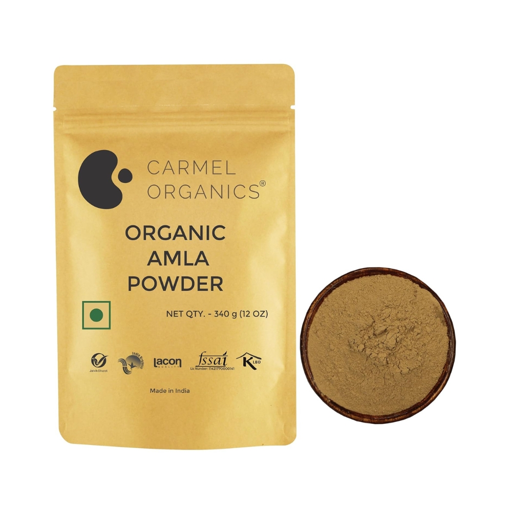 CARMEL ORGANICS Amla Fruit Powder | 340 grams