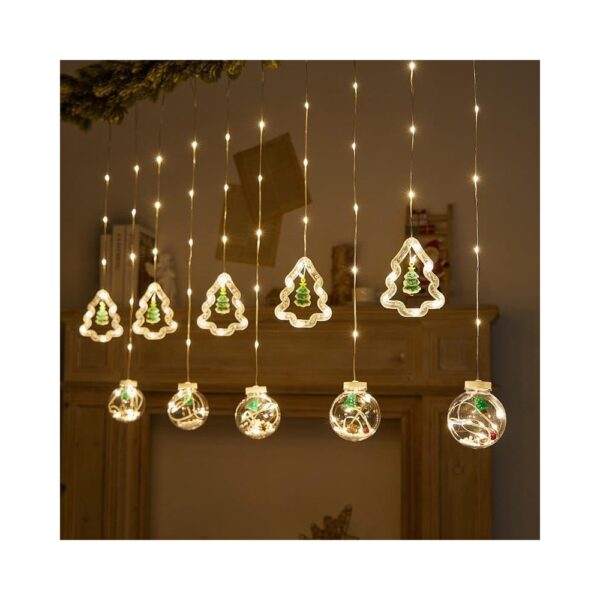 XERGY Christmas LED Curtain Lights (Pack of 1)