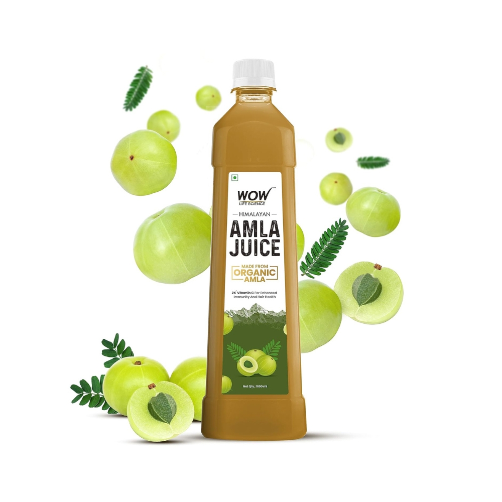 WOW Life Science Himalayan Organic  Amla Juice | 1L