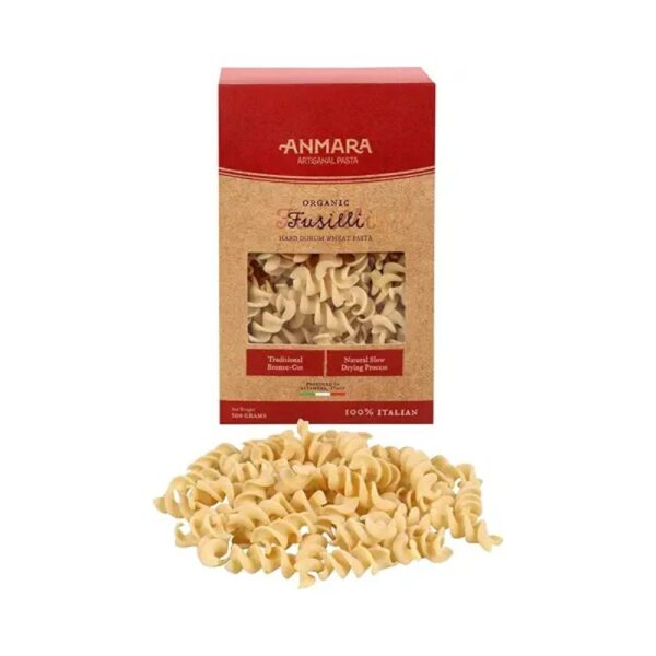 Anmare Artisanal Pasta,Organic Fusilli | 500 g