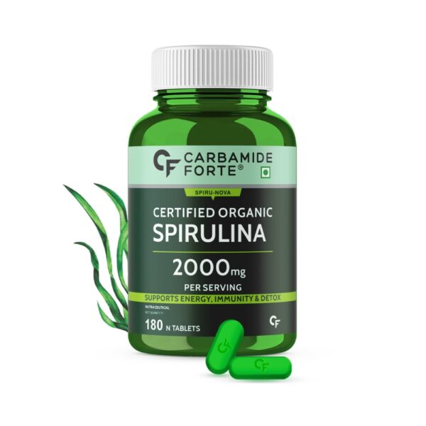 Carbamide Forte Organic Spirulina Tablets | 180 g