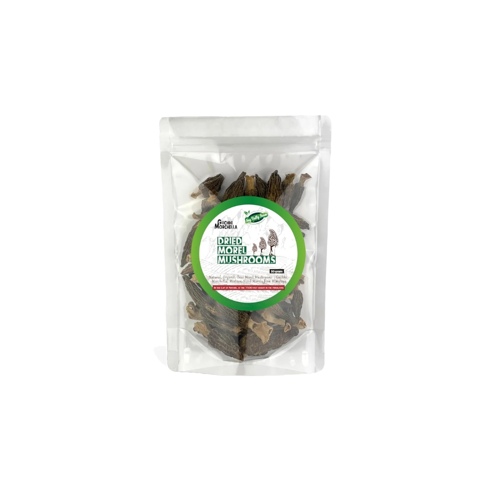 NOG VALLY FARM | Dried Morel Mushrooms – Original Dried Gucci Mushrooms |50 GM