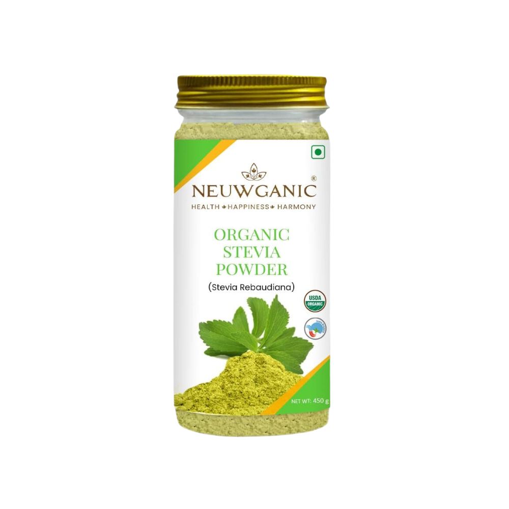 Neuwganic – Organic Stevia Extract Powder | 450 GM