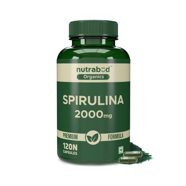 Nutrabud Organics Spirulina Capsule 200 g