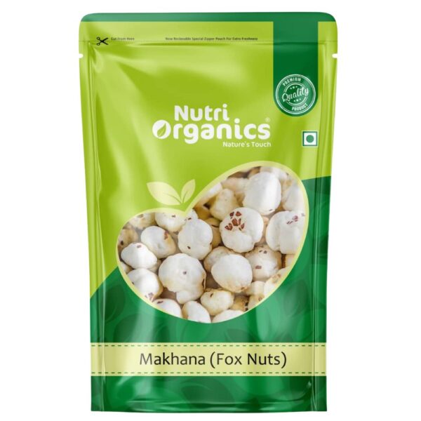 NutriOrganics Fox Nuts (Phool Makhana) | 150 g